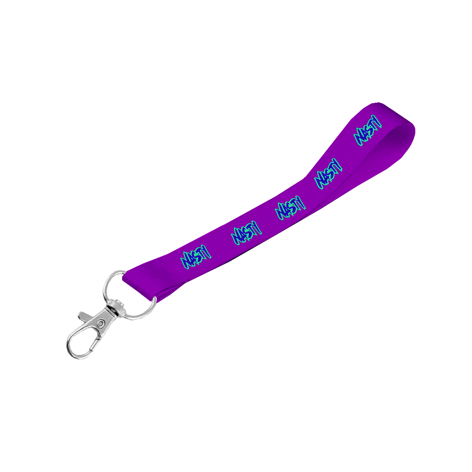Satin Wrist Phone Strap D/Sided Print with Snap Hook 20 x 340mm